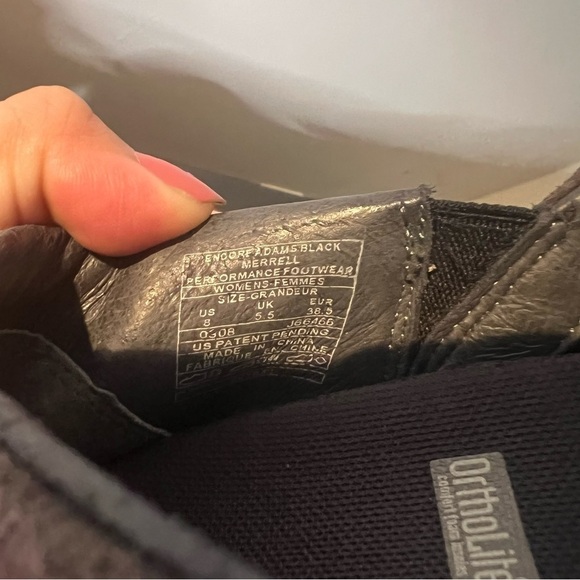 Merrell Womens Size 8 Encore Adams Slip-on Black Suede Leather Moc Clogs - Picture 3 of 8